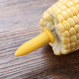 Carvallo rostfritt stål majsgafflar set | Värmetålig & Återanvändbar | För grill, camping & kök | 6 × 2 cm Carvallo