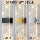 Modern LED Akryl Vägglampa – Nordisk Väggsconces Belysning för Heminredning, Stiliga Energisnåla Vägglampor Carvallo