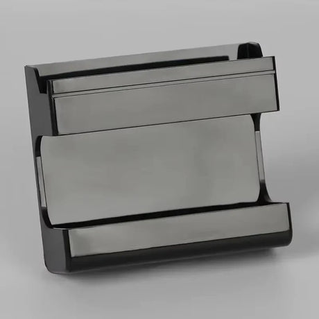 Carvallo FlexMount 2-pack väggfäste mobil- & fjärrkontrollbox | Självhäftande & borrfritt | Med krok & laddkabelöppning | För sovrum & badrum Carvallo