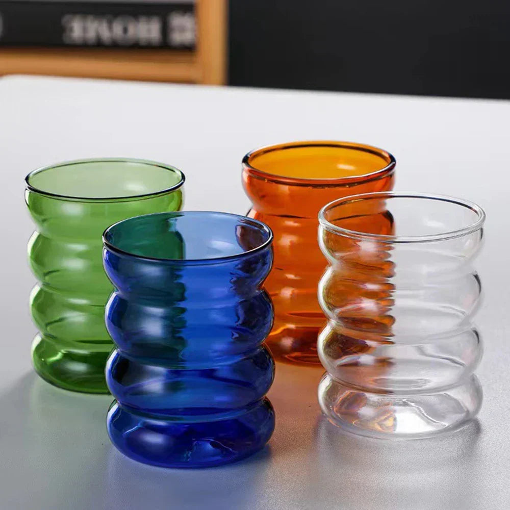 WaveMug - Våginspirerad dubbelväggig glasmugg MILA Sverige