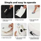 Carvallo ProMotion Smart Saugrobot 3-i-1 | 4000Pa effekt | Moppa, suga & feja | För mattor, kakel & djurhår Carvallo