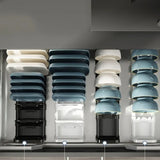 Carvallo FlexiRack | Justerbar skål- och tallrikshylla | Med avrinning för låda och köksskåp Carvallo