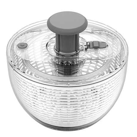 Carvallo Salladsdusch 6 Liter | Enhandshantering & Halkfri Ställning | Torkare & Mixer för Sallad, Örter & Bär | BPA-fri & Stort Volym Carvallo