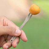 Carvallo Titan-fruktgafflar | Ultralätt & Återanvändbar | Dessert-, tårta- & salladsgaffel för camping, hem & gastronomi Carvallo