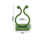 Carvallo Självhäftande växtklipp 10/50 stycken | Stöd för klätterväxter | Osynlig fäste för väggar & fönster Carvallo