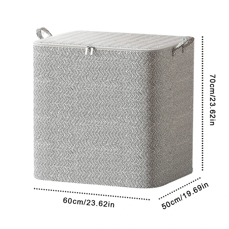 Carvallo VarioFold | Dammtätig & med fönster | Stor kapacitet | Textilförvaringsbox Carvallo