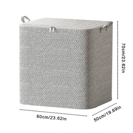 Carvallo VarioFold | Dammtätig & med fönster | Stor kapacitet | Textilförvaringsbox Carvallo