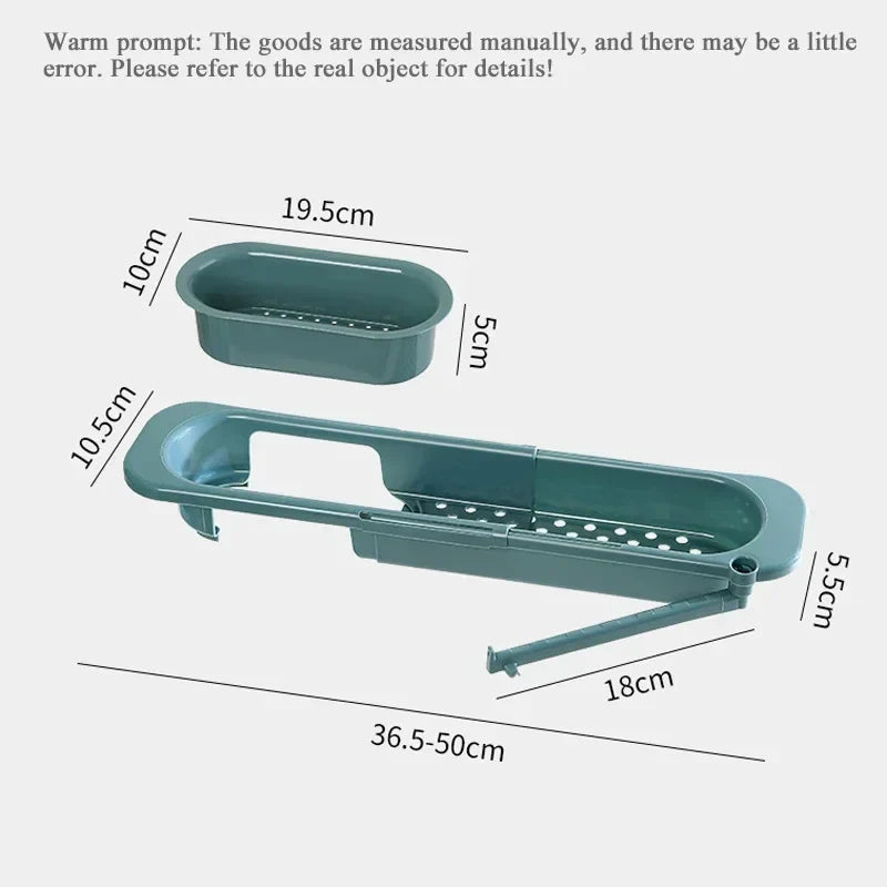 Carvallo FlexDry Organizer Justerbar diskho avtorkningshylla med handdukshållare | Teleskopisk & ventilerad Carvallo
