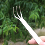 Carvallo | Rostfritt Stål Bonsai-rotkratta | Rostfri & Ergonomisk | 3-Tandigt Hantverksverktyg Carvallo