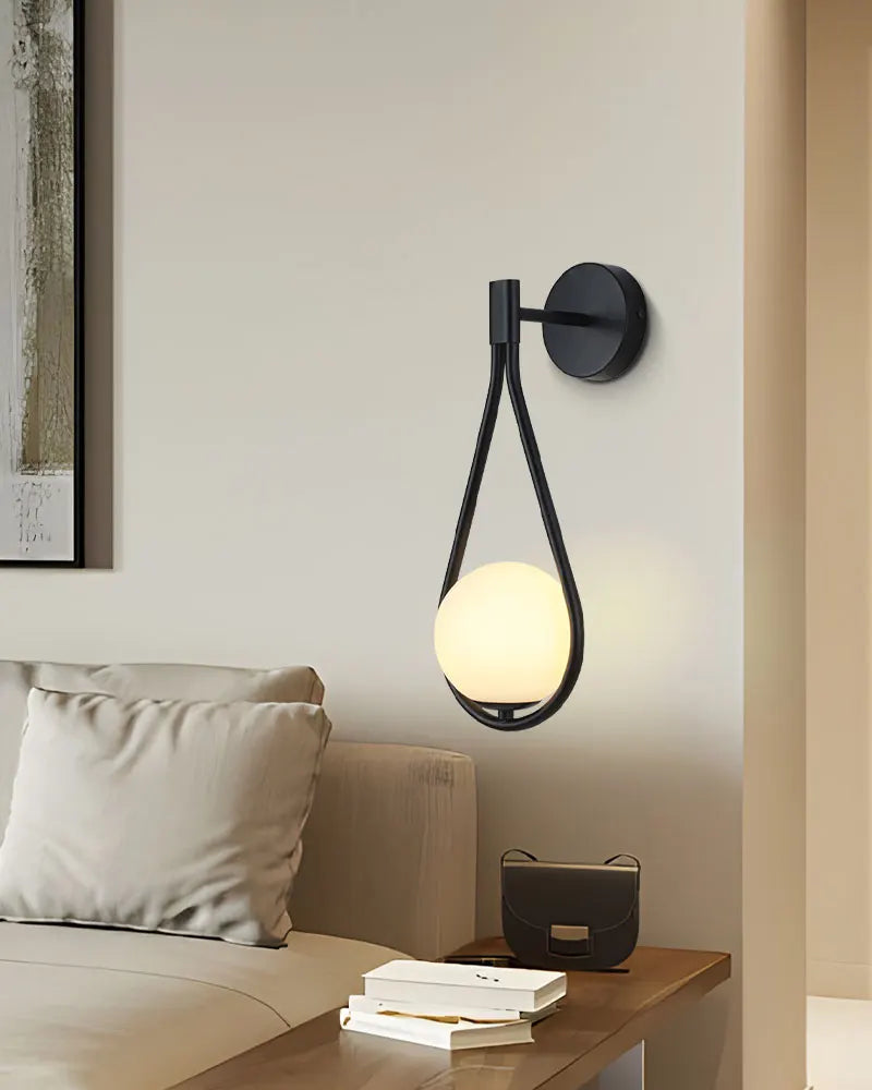 Royallure Modern LED Vägglampa USB Uppladdningsbar med Fjärrkontroll, Dimbara Nordisk Ljus Carvallo