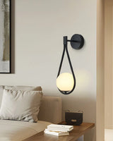 Royallure Modern LED Vägglampa USB Uppladdningsbar med Fjärrkontroll, Dimbara Nordisk Ljus Carvallo