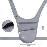 Carvallo SafeFit stöldsäker sport midjeväska | Vattentät & Lätt | Justerbart bälte Carvallo