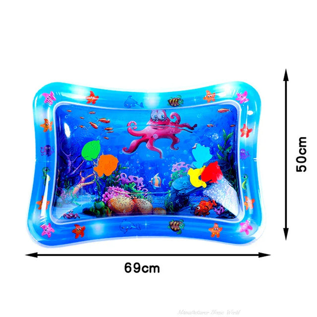 Carvallo | Interaktiv vattenspelmatta för katter och hundar | Svalkande sommar-spelmatta | Upplåsbar och bärbar | 65 cm / 100 cm Carvallo