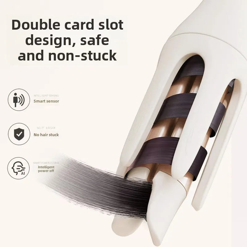 Carvallo Lockenstäbe Styliona SpinWave | Rotating Curler & Straightener in one | Tourmaline-Ceramic | Ø 3,1 cm+ Carvallo