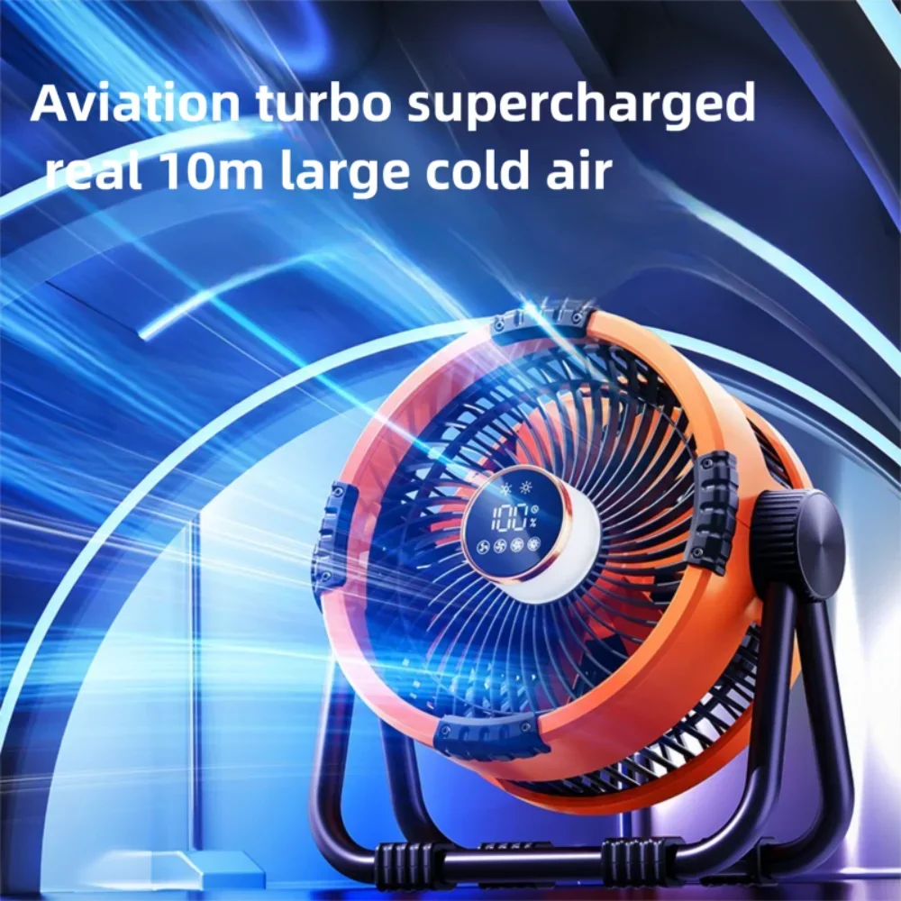 Carvallo NightCool | 4-i-1 Fläkt & Nattlampa | 20000mAh Batteri | Hängande & Stående Användning Carvallo