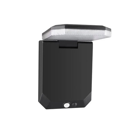 Carvallo FoldWall Solar-vägglampa | 3 belysningslägen | 120° svängbar | Med rörelsesensor & skymningsrelä Carvallo