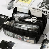 Carvallo KIDZORA CrystalBag | Transparent & Mångsidig | 10-fackdesign | Stor kapacitet för skola & fritid Carvallo