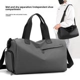 Carvallo Vattentät Resväska med Fuktfack | Stor Sport- & Helgväska för Damer & Herrar | Axelväska med Bärrem | Perfekt för Fitness, Resor & Vardagen Carvallo