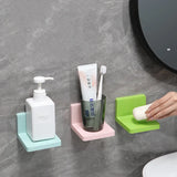 Carvallo FlexMount Vägghylla Multifunktionell | Självhäftande & Borfria | För Bad, Kök & Vardagsrum | Ideal för Tvål, Fjärrkontroll, Nycklar Carvallo