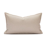 Carvallo – Stilig kuddfodral i konstläder med varm neutral nyans Carvallo