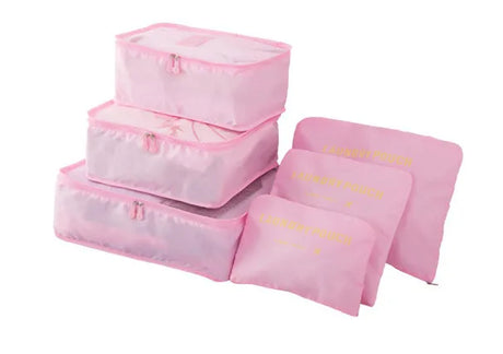 Carvallo Packwürfel Set | 6-delat | Vattentät & Extra Volym | Resväska Organizer för Herrar Carvallo