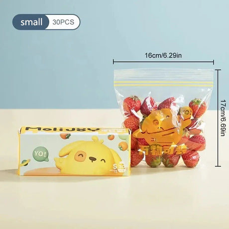 Carvallo ZipFresh Set | Återanvändbar & Lufttät | 3 Storlekar | För Kök, Frys & Måltidsförberedelse Carvallo