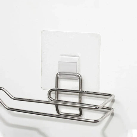 Carvallo Självklistrande Väggkrokar 10-pack | Transparent & Spårlös | Utan Borrning | 6×6cm Carvallo