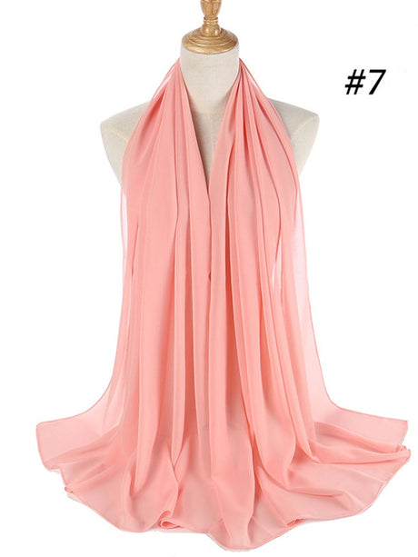 Chiffon Hijab pannband-Clothes for women-Bellasverige-Aprikos-Hemnix