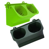 Carvallo DuoHängeset 2-pack Hängande Blumentöpfe med självvattning | 24x14x14 cm | För balkong, trädgård & inomhus | Plast Carvallo