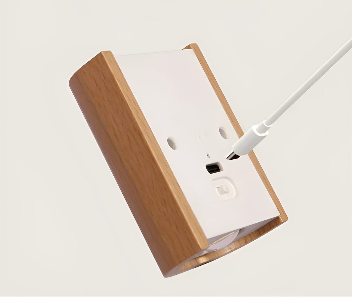 TimberSense Light - Uppladdningsbar Rörelsesensor Väggljus gjort av Trä Carvallo