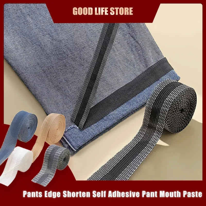 Carvallo Bügelfix fållband 2m | Självhäftande byxförkortningsband | Ingen sömnad behövs | För DIY & textilreparation Carvallo