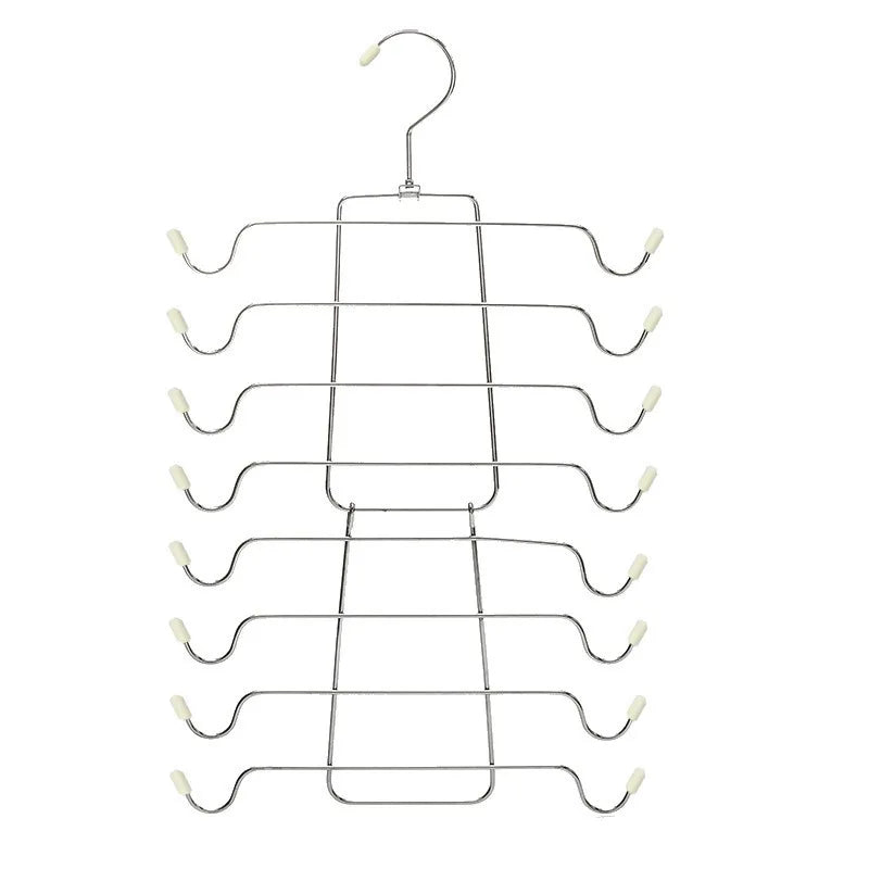 Carvallo Multi-Hängorganisatör | Fällbar Flerlagers Underklädesgalge | Platsbesparande & Spårfri – 1 styck av ABS-plast Carvallo