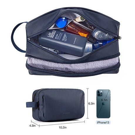 Carvallo Vattentät Kosmetiktasche för Damer & Herrar | Lätt Kulturväska i S/M/L | Resetillbehör för Personvård & Smink | Unisex Resa Organizer Carvallo