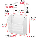 Carvallo-låda Clampix | För fastsättning utan borrning | Sidoskåp i metall | 2 storlekar | För kontor & hemma kontor Carvallo