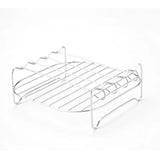 Carvallo AllGrillPro BBQ Grillset i rostfritt stål | Med spett & hållare | För grill, Airfryer & ångkokare | Utomhus & kök Carvallo