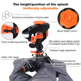 Carvallo Trädgårdssprinkler HydroSpin 360 | 12 m Räckvidd | 360° Rotationsfunktion | För Gräs, Trädgård & Jordbruk | 21 × 25,2 × 16,5 cm Carvallo