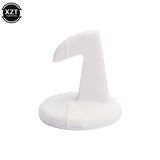 Carvallo Självhäftande dörrstoppare med krok | Ljuddämpande anti-kollisionspad | Vägg- & dörrskydd, stötsäker & vibrationsminskande Carvallo