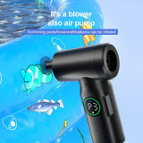 2-i-1 Bärbar Dammsugare och Blås med Tryckluft och LED-ljus (7500mAh) Carvallo