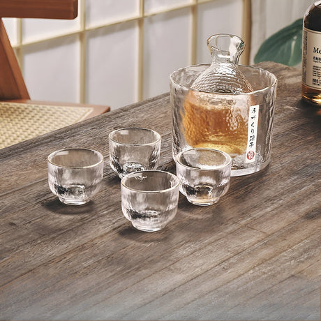 Japanskt glas-set – Elegant sake- & whisky-set | Perfekt för bar & hem Carvallo