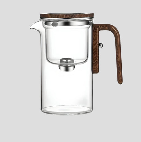 TranquilSip Tekanna – Magnetisk Växel Filter Glas Teapot Carvallo