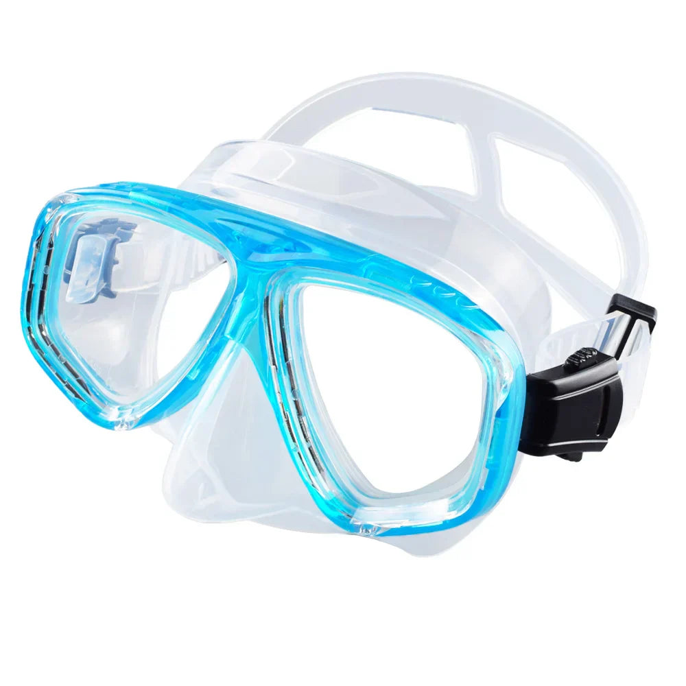 Carvallo dykmask med snorkel | 180° panoramautsikt | Antiläckage & HD-glas | Livsmedelsgodkännt silikon Carvallo