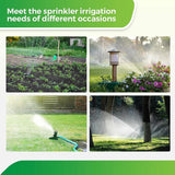 360-Grad Automatisk Rotering Metall Gräsmatta Sprinkler – Effektiv Trädgårdsbevattning Spruthuvud Carvallo