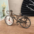 Vintage Cykel Skrivbordsklocka med Hantverksdesign och Kvartsrörelse Carvallo
