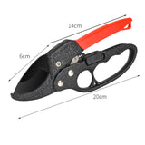 Carvallo trädgårdssax SK5 | Ergonomisk & titanbelagd | För fruktskörd & precis beskärning | 20 cm Carvallo