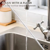 Carvallo Rörrensare Borste | Flexibel Avloppsrensare för Kök & Bad | 45/65 cm Längd | Återanvändbart Rengöringsverktyg Carvallo