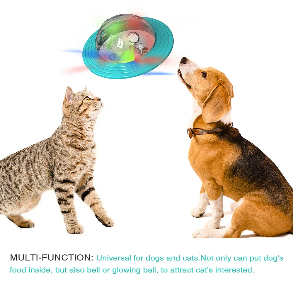 Carvallo Disc Hund- & Kattleksak | Interaktiv Fodersystem & Intelligenstränare | Frisbee & Slow Feeder Carvallo