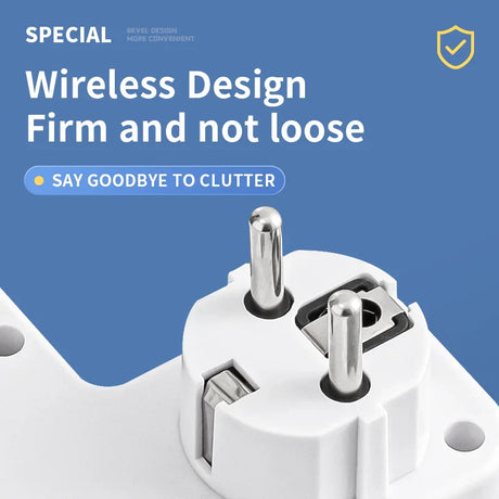 Carvallo VOLTRIQ ProLine | 3–4 uttag + 2× USB & 1× Typ-C | 2500 W | Överspänningsskydd & Kontrollswitch Carvallo