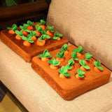 Interaktiv Plush Morots Hundleksak - Morots Snuffle Mat för Hundar Carvallo