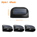 Carvallo Vägglampa AURAVIA ColorBeam | 8 färger & 3 lägen | Vattentålig IP54 | Carvallo utomhusbelysning för trädgård, staket & terrass Carvallo