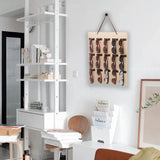 Carvallo Organizer | Väggmonterad glasögonhållare | Fällbar förvaringsväska för solglasögon | Platssparande & dammtålig | 42 × 38 cm Carvallo